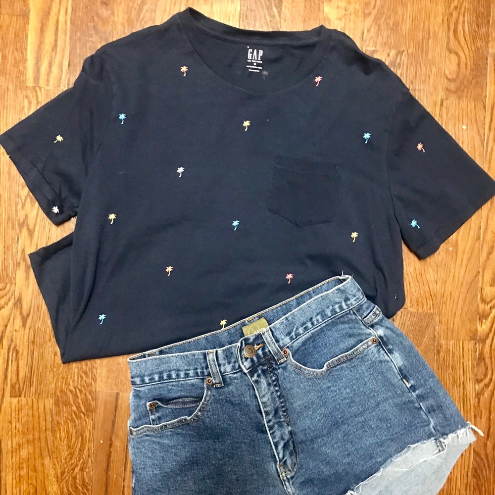 Palm tree tee